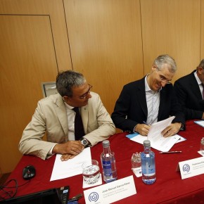 Lugo acolleu a firma dun convenio entre o Clúster da Auga Mineral e Termal de Galicia e a Consellería de Economía